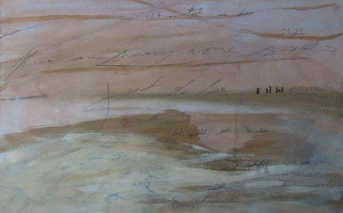 Scratch the Surface, 2010 (mixed media on paper)