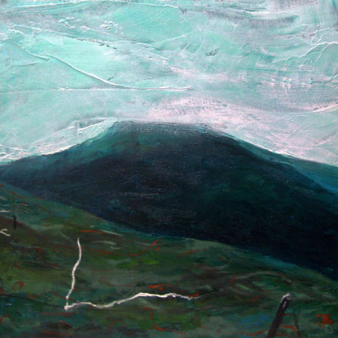 Flutter 2, 2008 (oil on canvas)