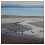 Blue Ebb - Findhorn, 2011 (oil on canvas)