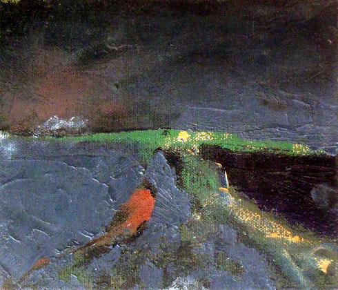 Evening Tide, 2010 (oil on canvas on board)