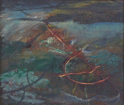 Her Red Sail, 2007 (oil on canvas on board)