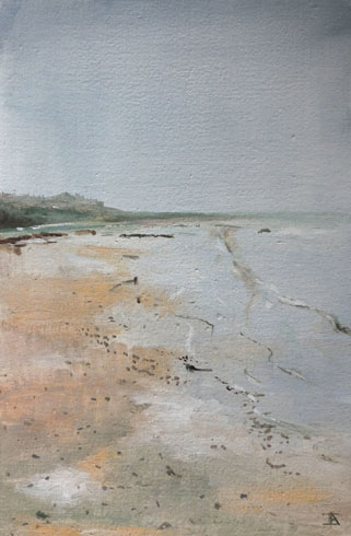 In the Back Shore Haar, 2016 (oil on canvas on board)