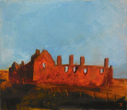 Palace Lowan, 2016 (oil on canvas on board)